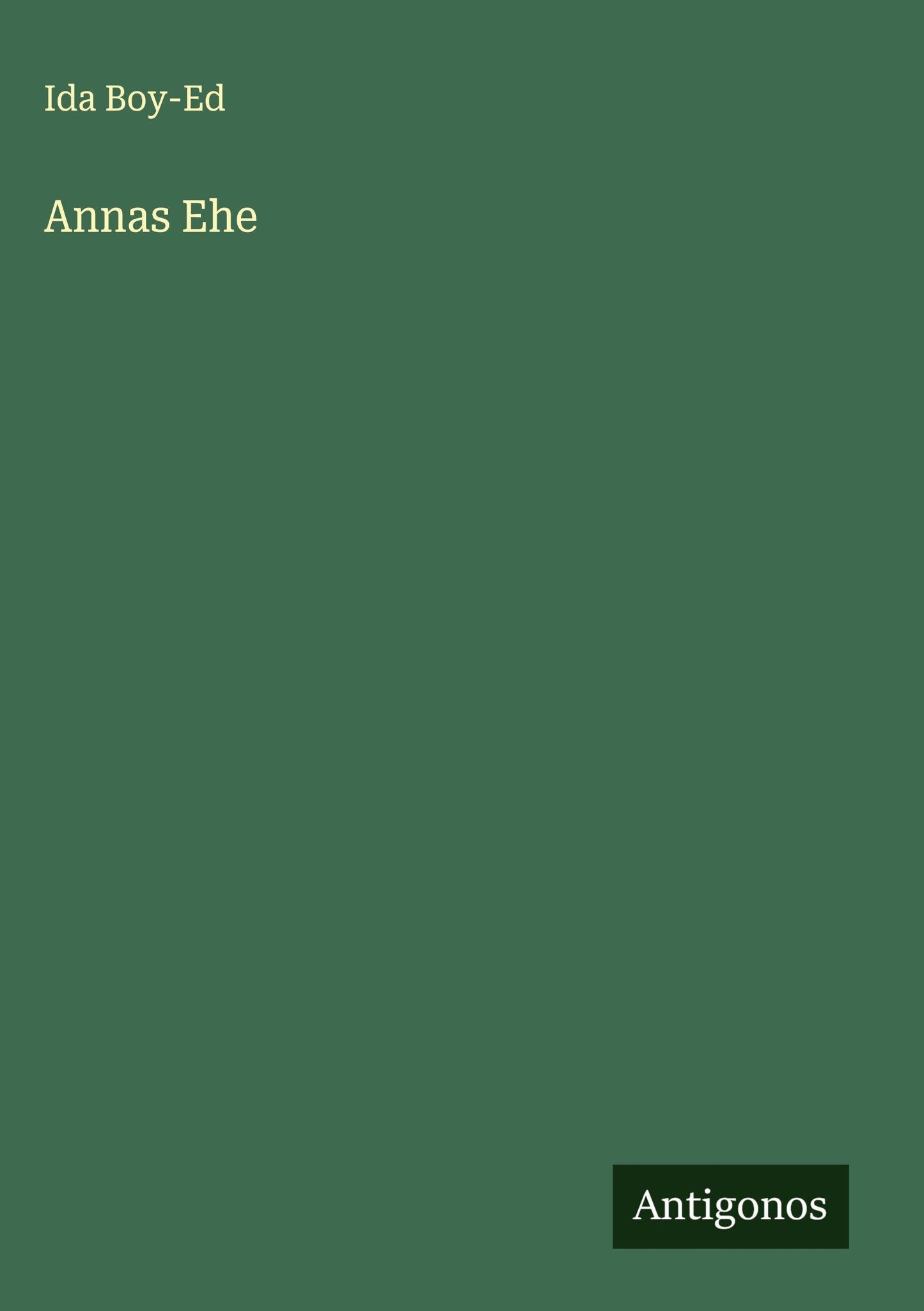 Annas Ehe