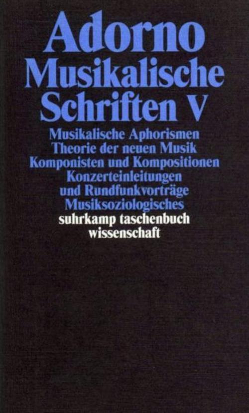 Buchcover: Musikalische Schriften 5