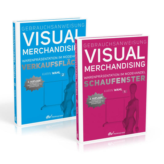 Buchcover: Gebrauchsanweisung Visual Merchandising Band 1 Schaufenster und Band 2 Verkaufsfläche im Set