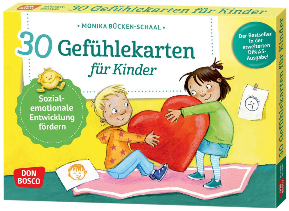 Buchcover: 30 Gefühlekarten für Kinder