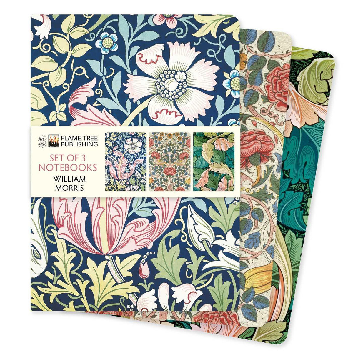 Buchcover: William Morris Set of 3 Standard Notebooks