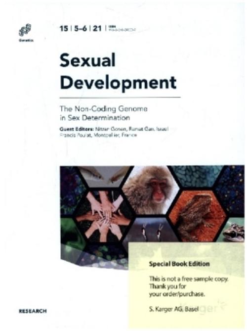 Buchcover: The Non-Coding Genome in Sex Determination