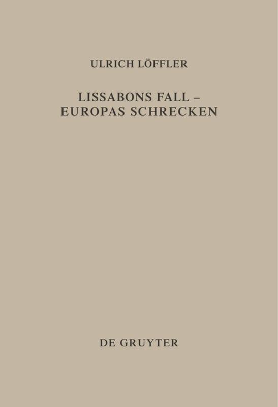 Lissabons Fall - Europas Schrecken