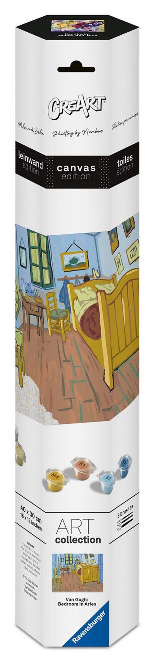 CreArt ART Collection Canvas Leinwand - Schlafzimmer in Arles (Van Gogh)