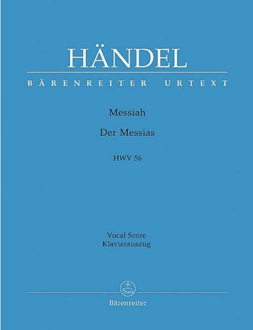 Der Messias HWV 56 (deutsch-englisch), Klavierauszug