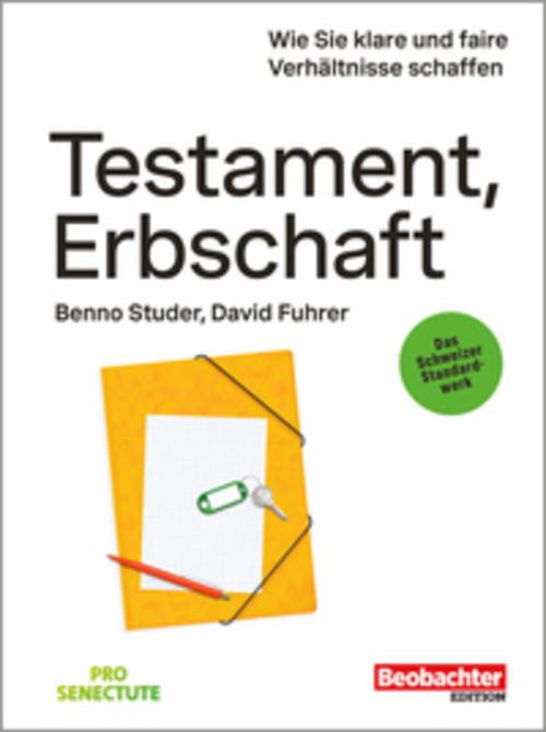 Buchcover: Testament, Erbschaft