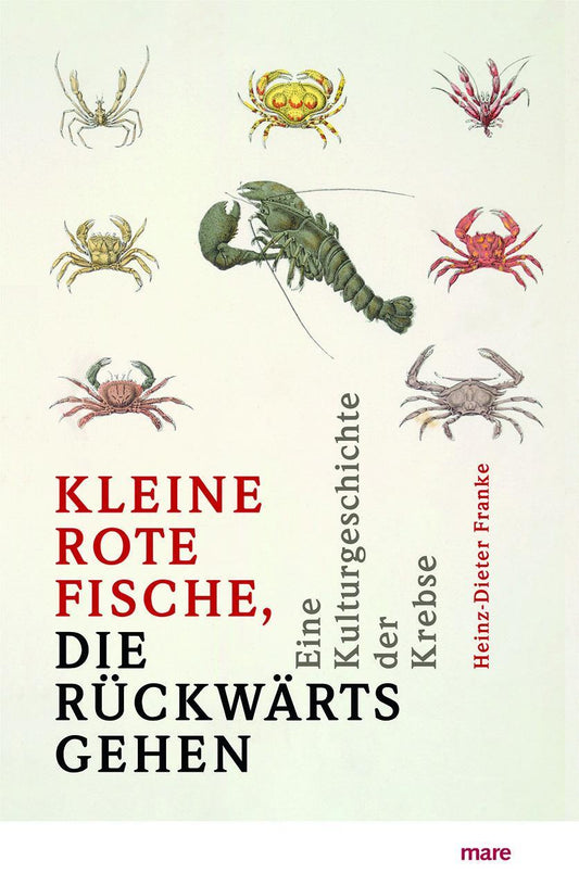 'Kleine rote Fische, die rückwärtsgehen'