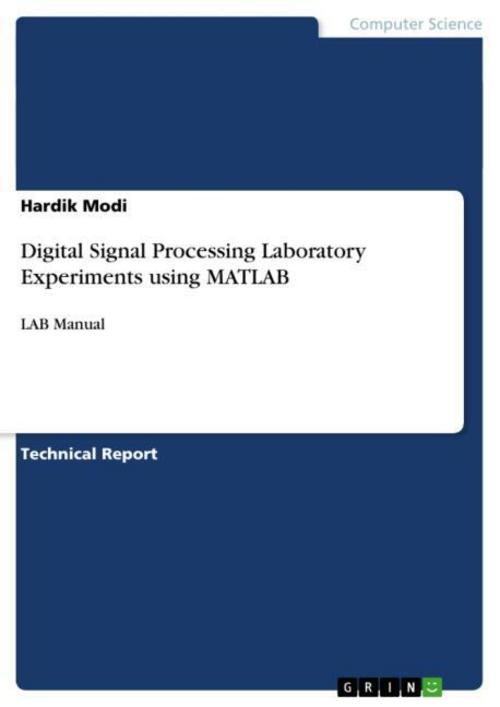 Buchcover: Digital Signal Processing  Laboratory Experiments using MATLAB
