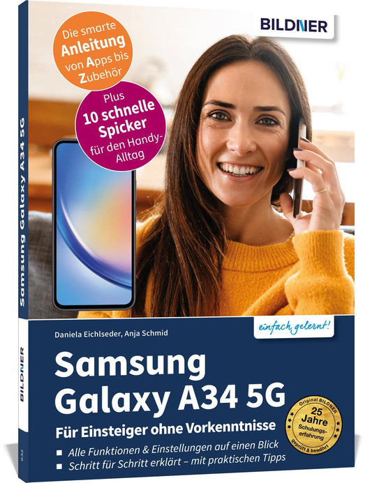 Buchcover: Samsung Galaxy A34 5G - Für Einsteiger ohne Vorkenntnisse