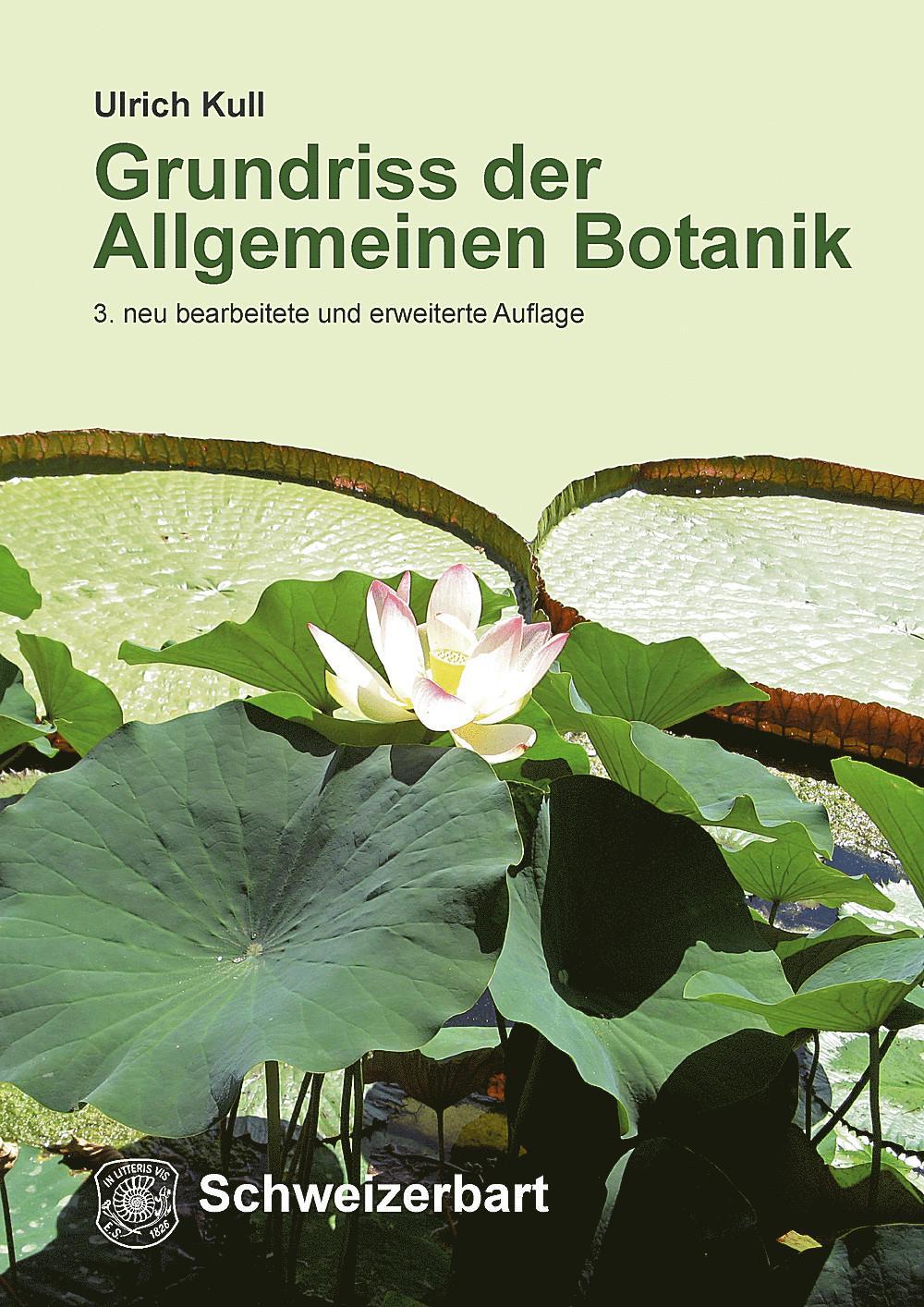 Buchcover: Grundriss der Allgemeinen Botanik