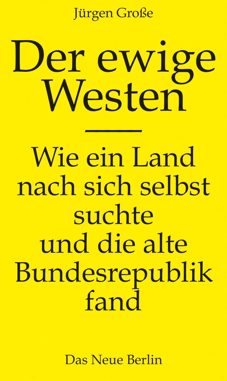 Buchcover: Der ewige Westen