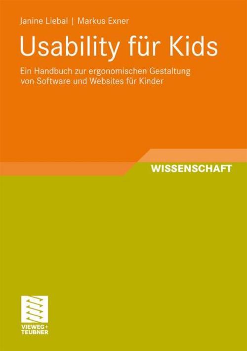 Buchcover: Usability für Kids