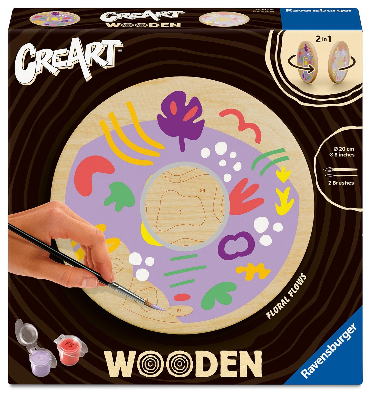 CreArt Wooden - Florale Ströme