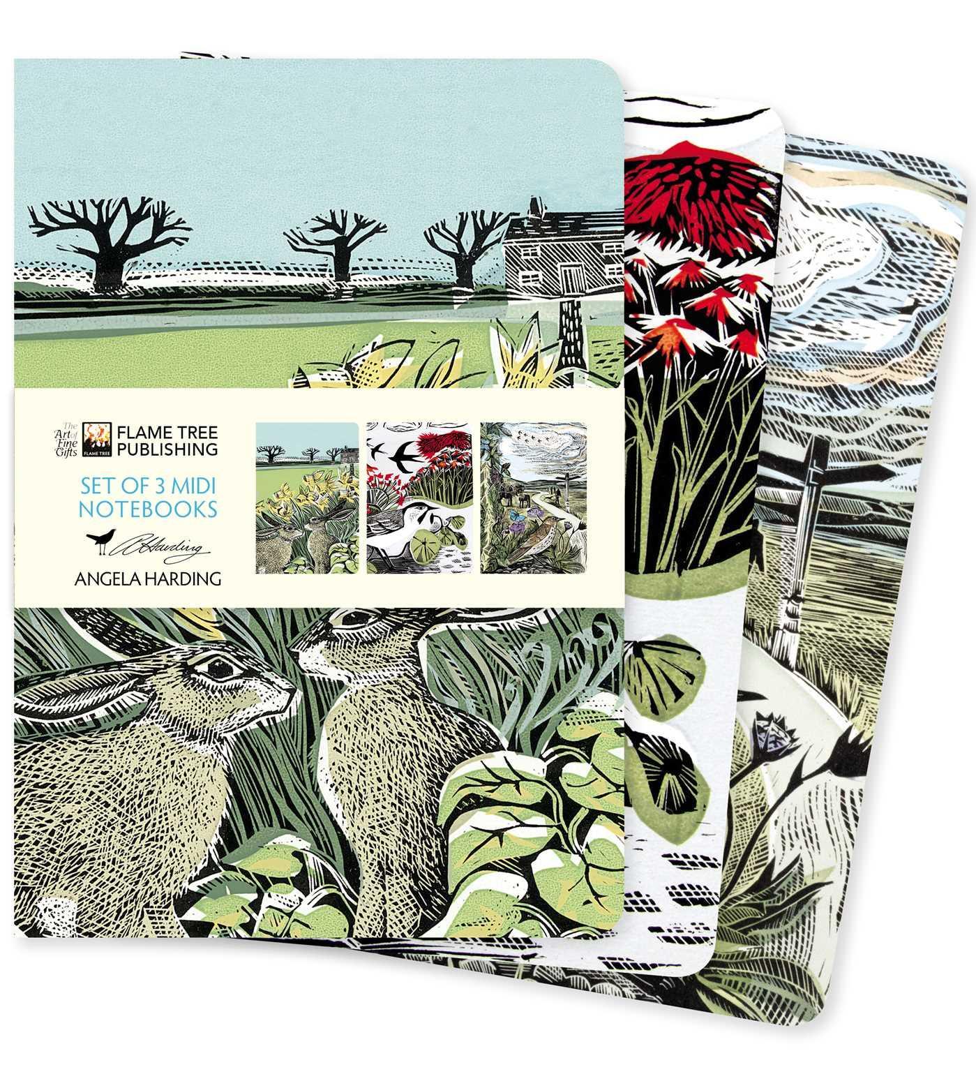Buchcover: Angela Harding: Landscapes Set of 3 MIDI Notebooks