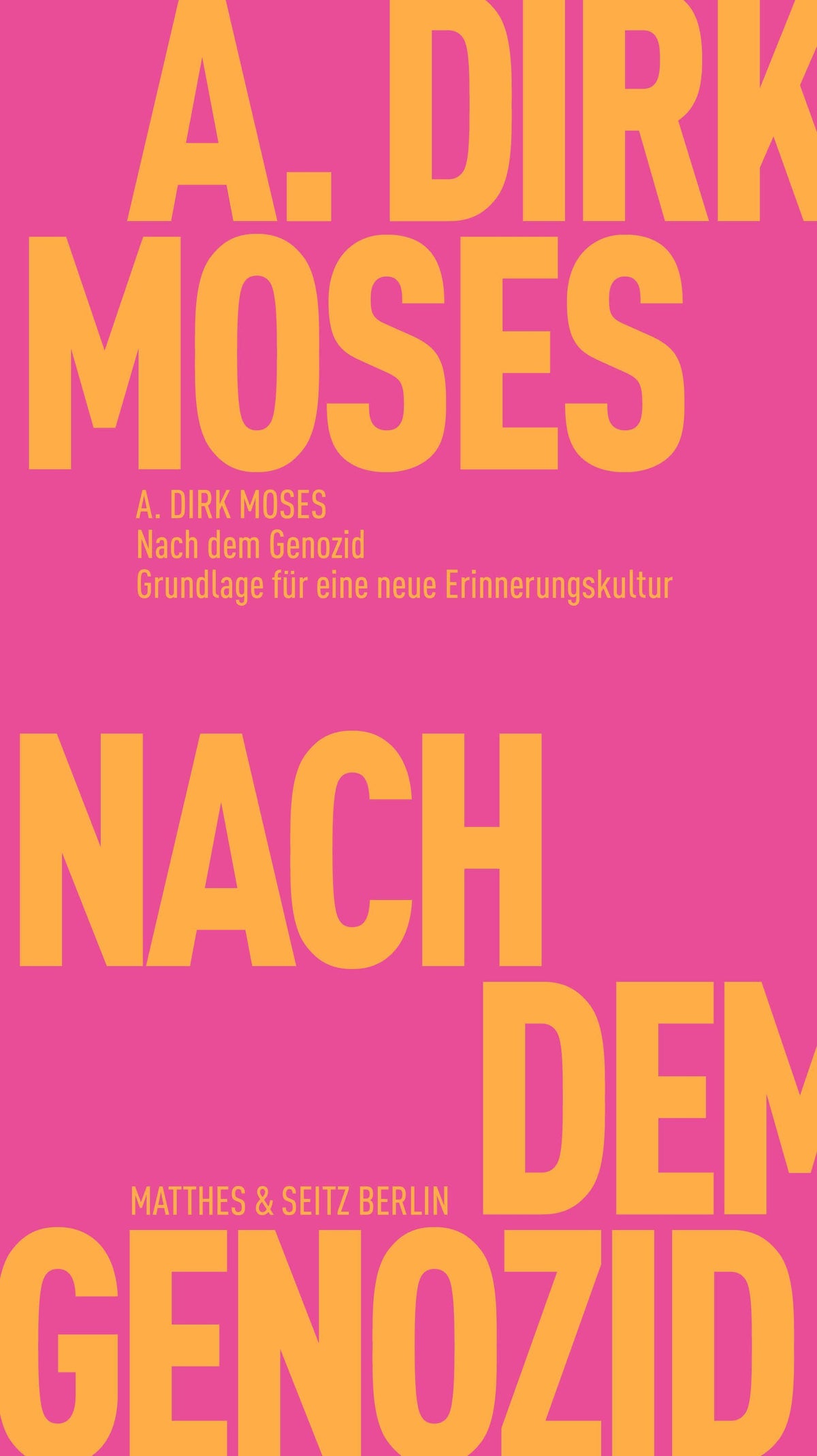 Buchcover: Nach dem Genozid