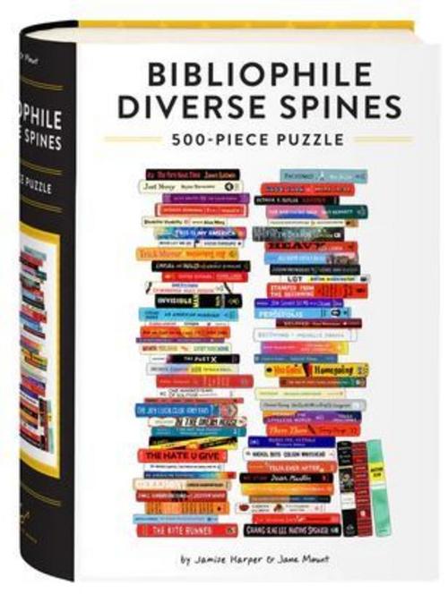 Bibliophile Diverse Spines 500-Piece Puzzle