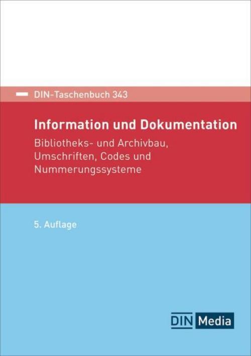 Buchcover: DIN-Taschenbuch 343