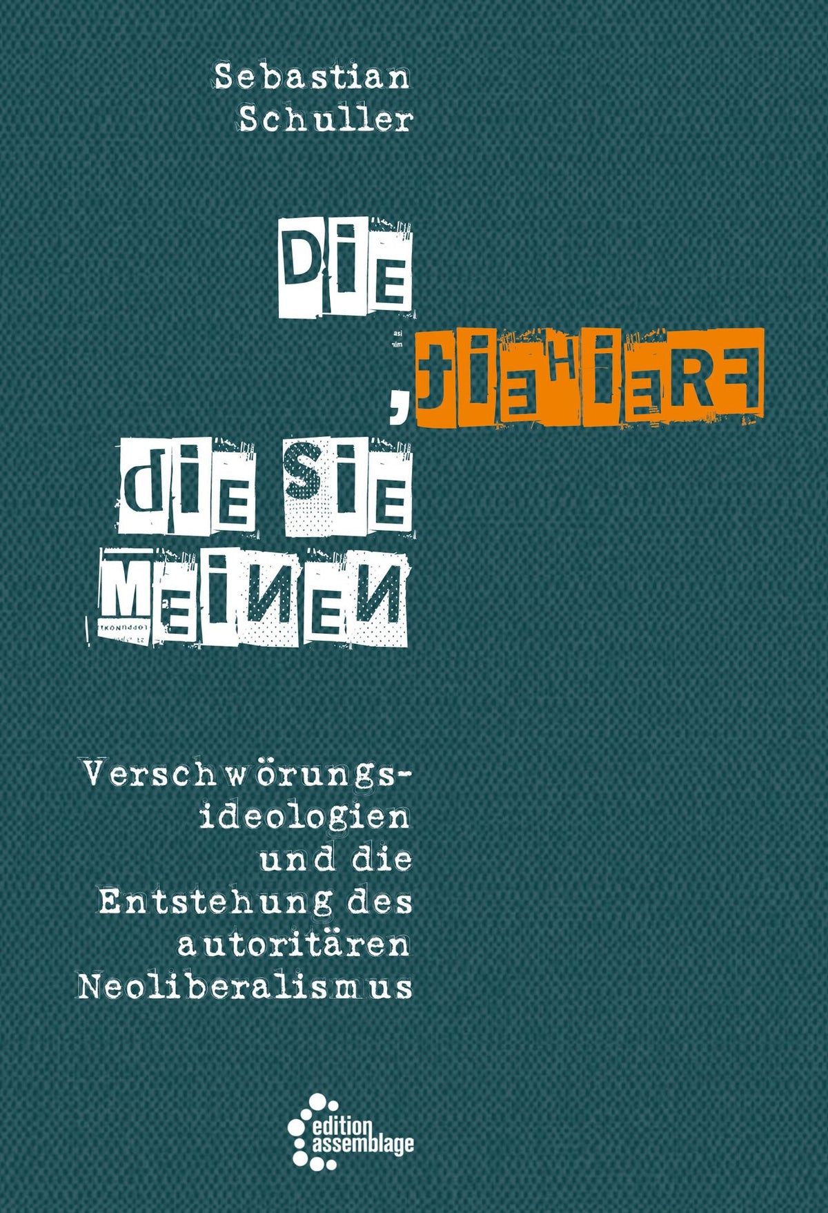 Buchcover: Die Freiheit, die sie meinen