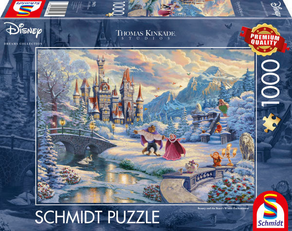 Buchcover: Disney, Die Schöne und das Biest, Wintertraum (Puzzle)
