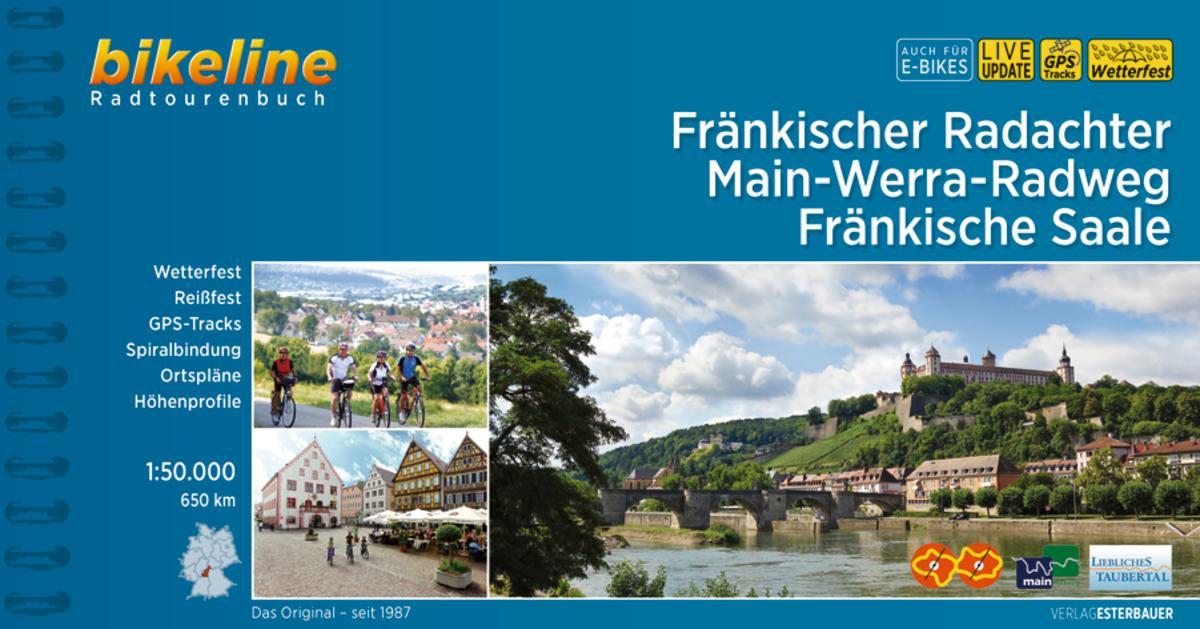 Fränkischer Radachter . Main-Werra-Radweg . Fränkische Saale