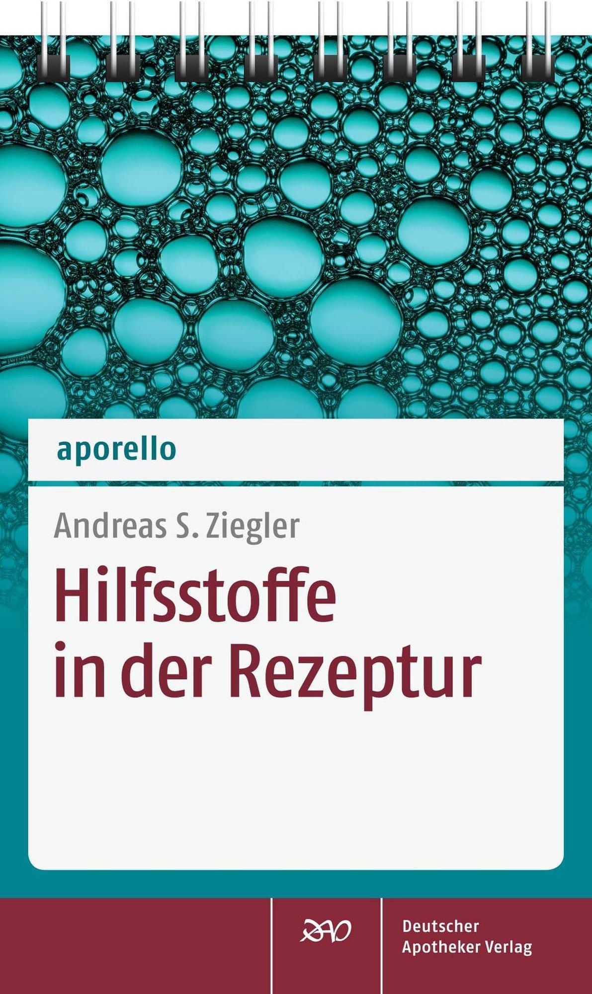 Buchcover: aporello Hilfsstoffe in der Rezeptur