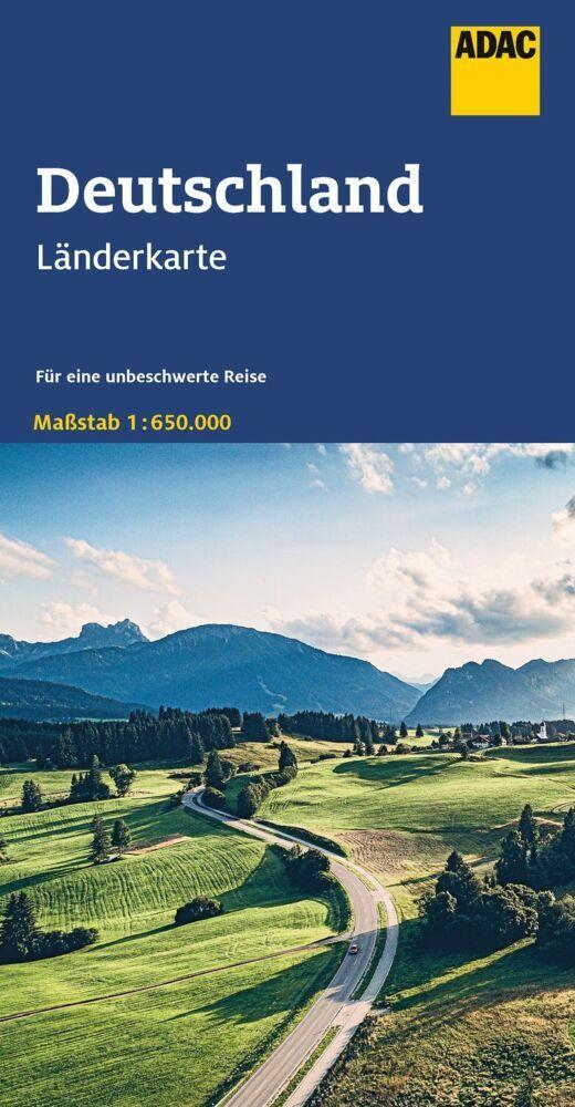 ADAC Länderkarte Deutschland 1:650 000