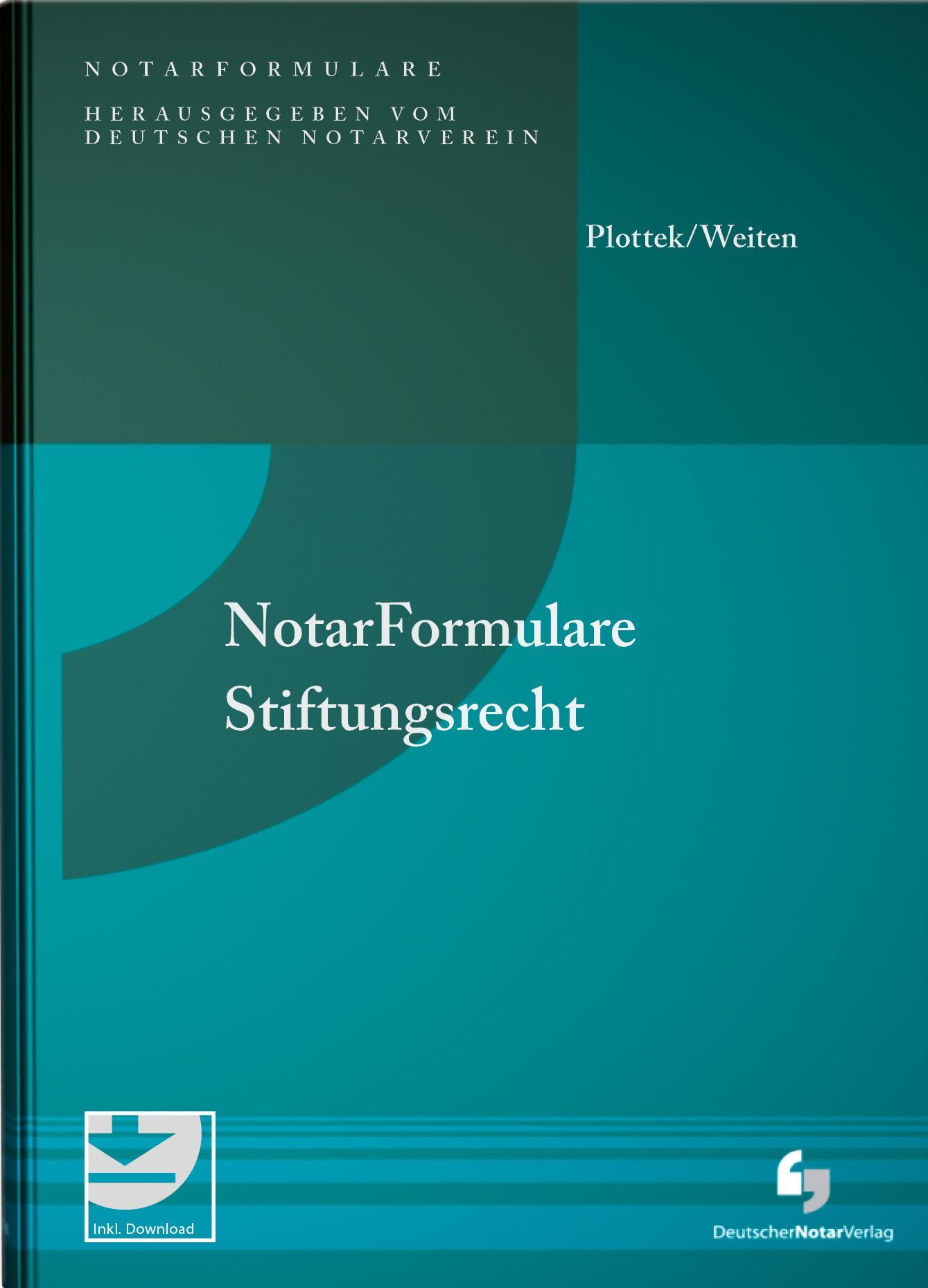 NotarFormulare Stiftungsrecht