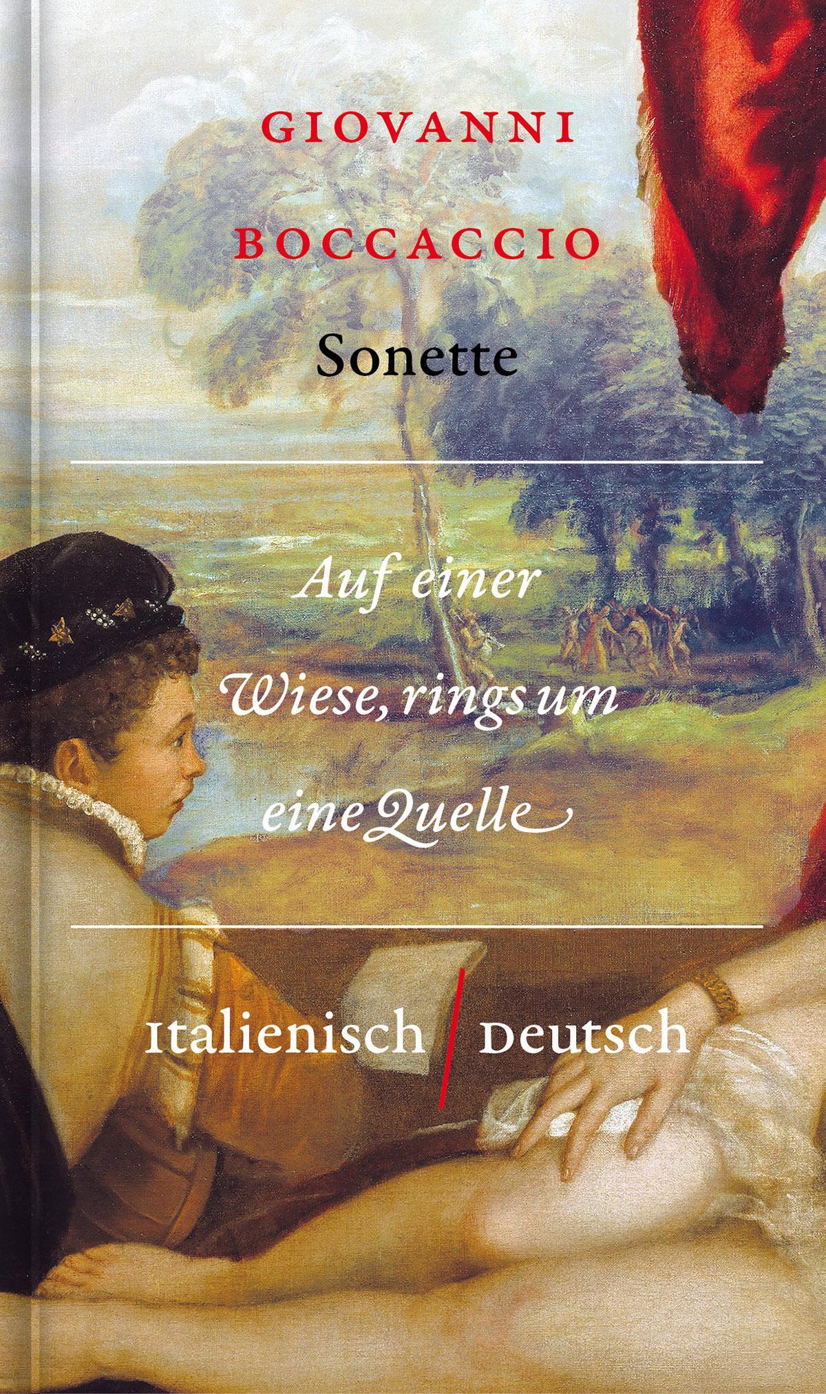 Auf einer Wiese, rings um eine Quelle