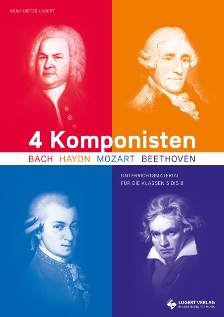 4 Komponisten, Heft m. 2 Audio-CDs