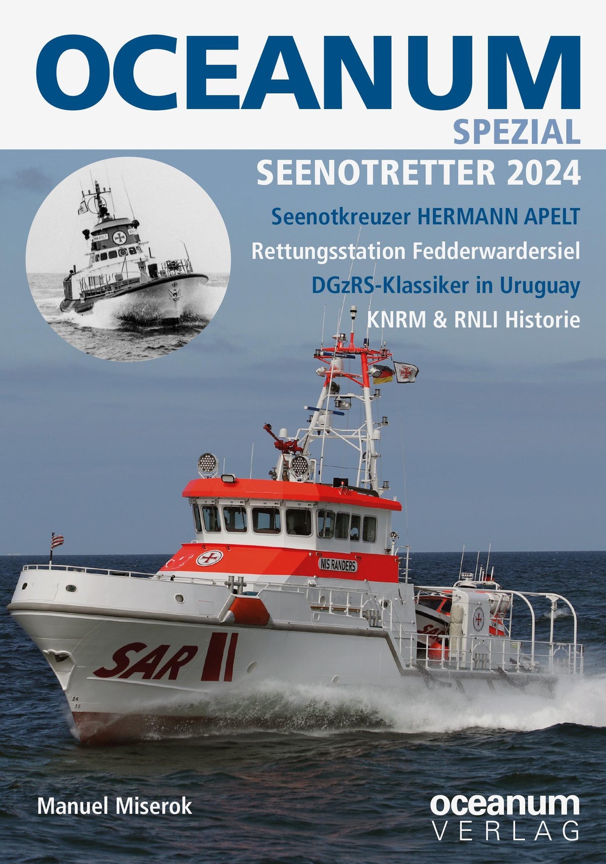Buchcover: OCEANUM, das maritime Magazin SPEZIAL Seenotretter 2024
