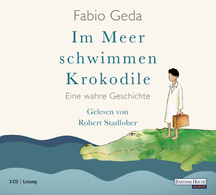Im Meer schwimmen Krokodile