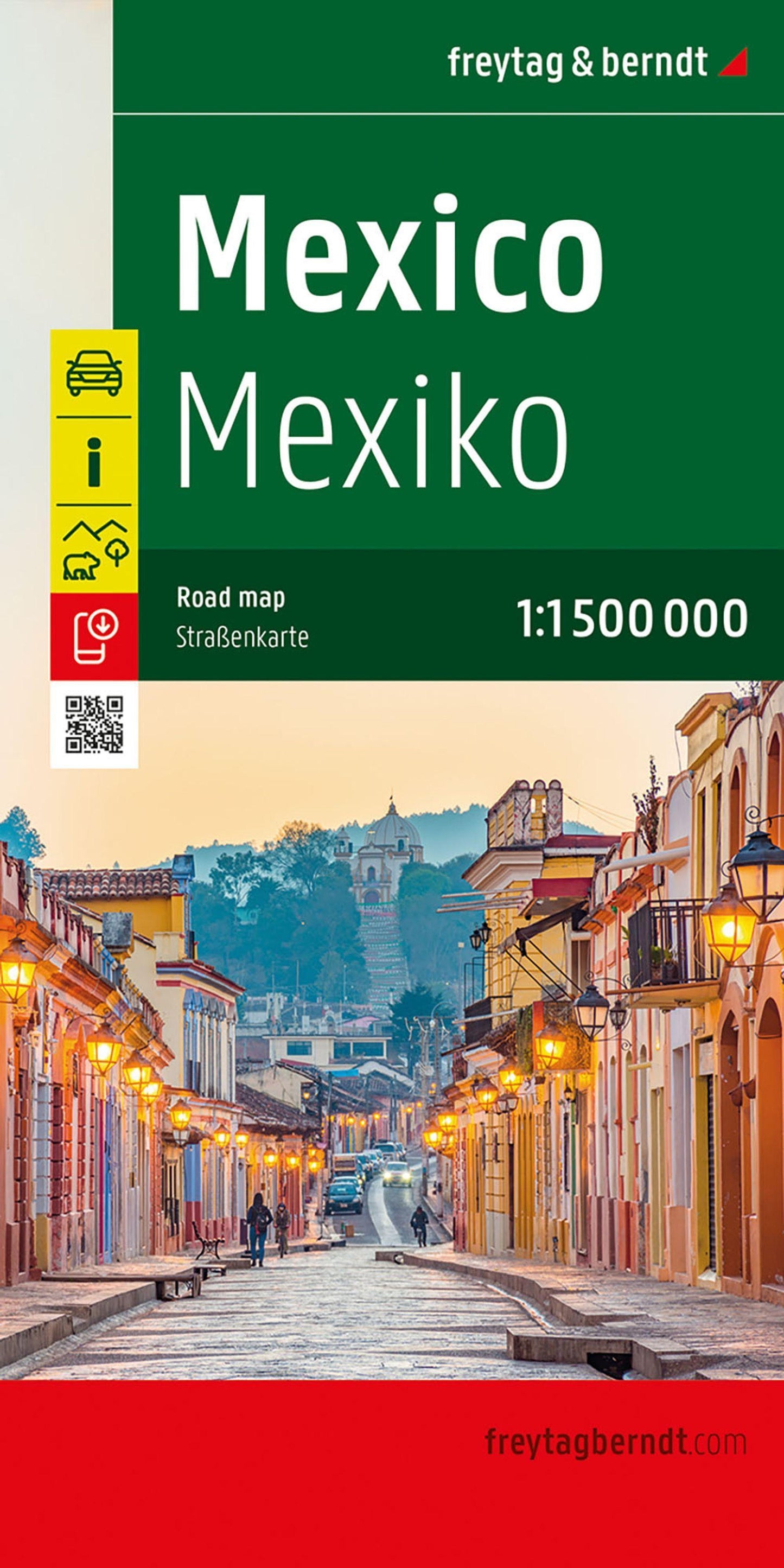 freytag & berndt Straßenkarte Mexiko 1:1,5 Mio.