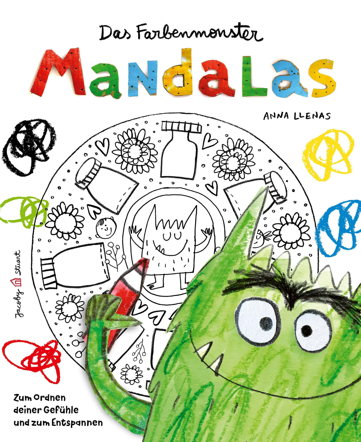 Buchcover: Das Farbenmonster - Mandalas