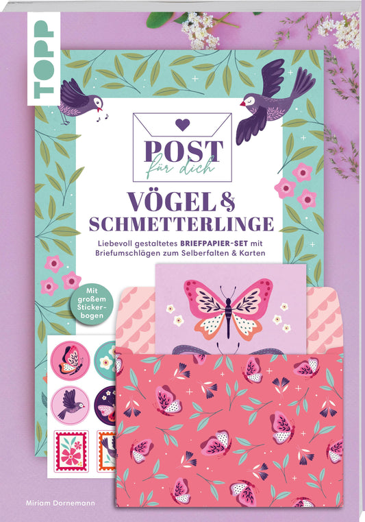 Buchcover: Post für dich. Vögel & Schmetterlinge