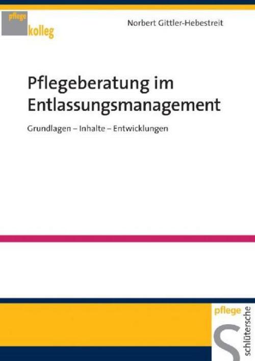 Buchcover: Pflegeberatung im Entlassungsmanagement