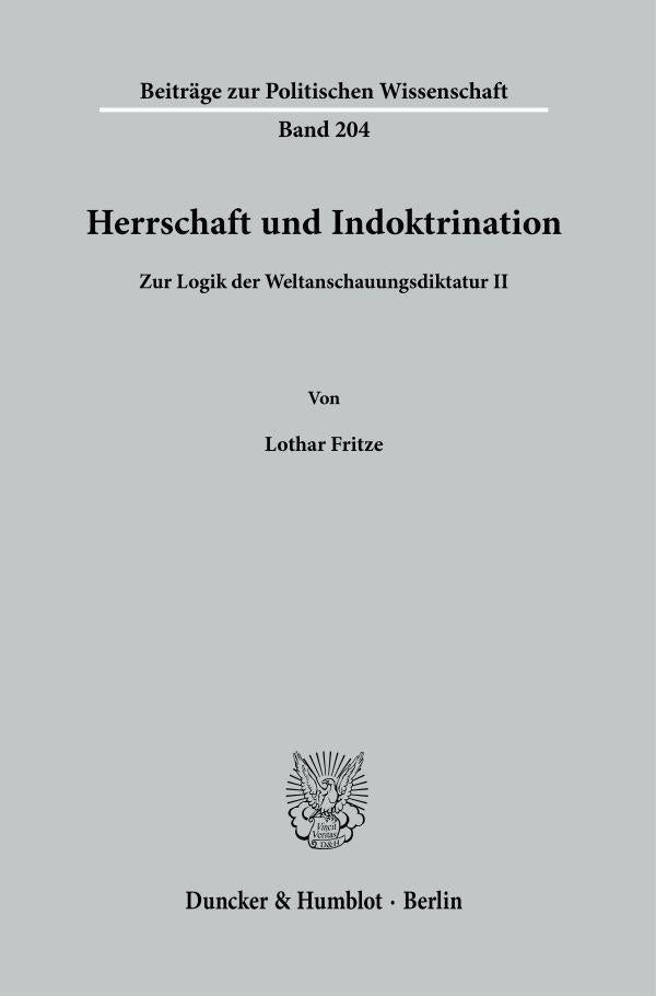 Herrschaft und Indoktrination