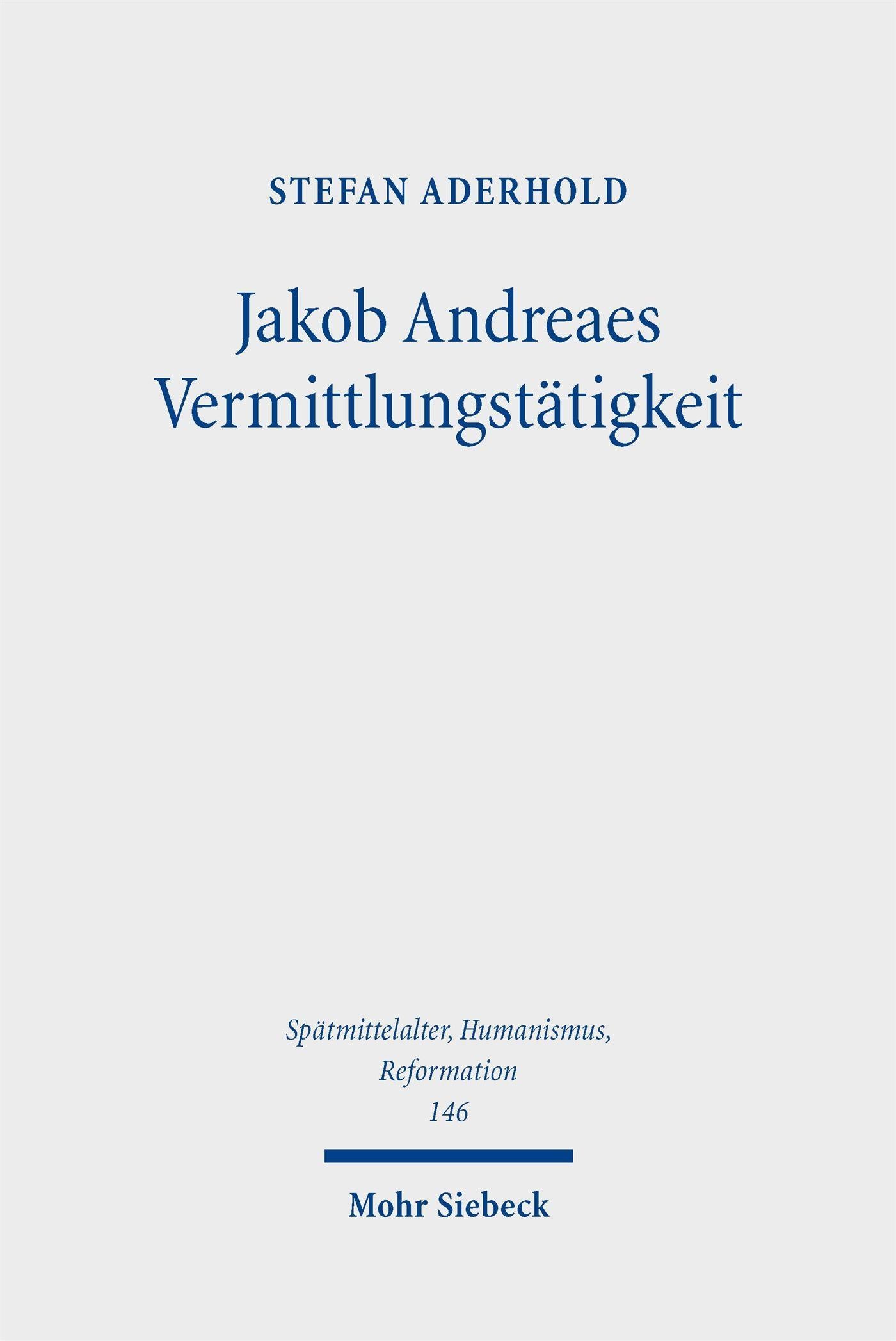 Jakob Andreaes Vermittlungstätigkeit