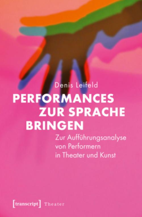 Buchcover: Performances zur Sprache bringen
