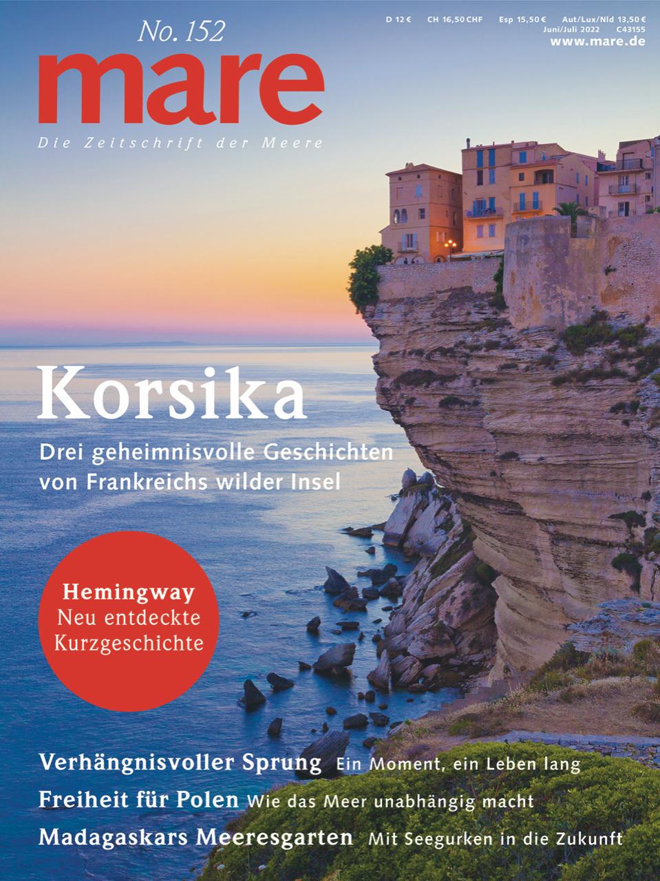 Buchcover: mare - Die Zeitschrift der Meere / No. 152 / Korsika
