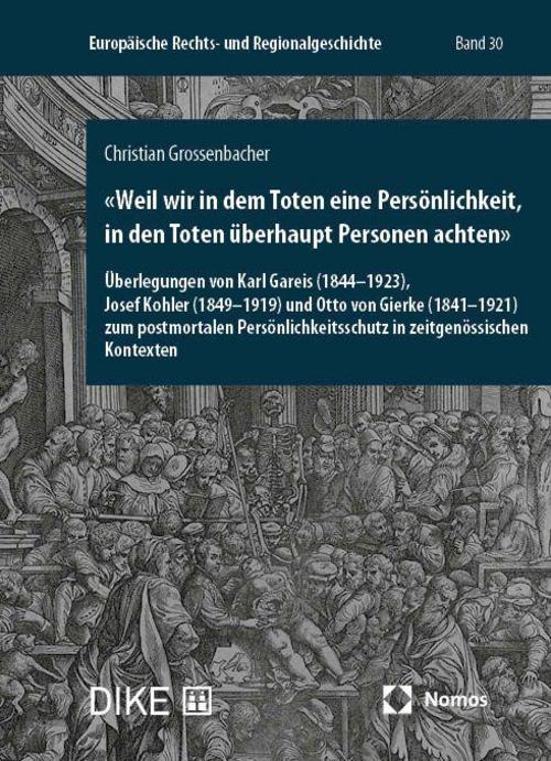 'Weil wir in dem Toten eine Persönlichkeit, in den Toten überhaupt Personen achten'
