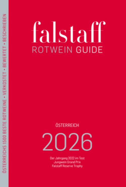 Buchcover: Falstaff Rotwein Guide Österreich 2026