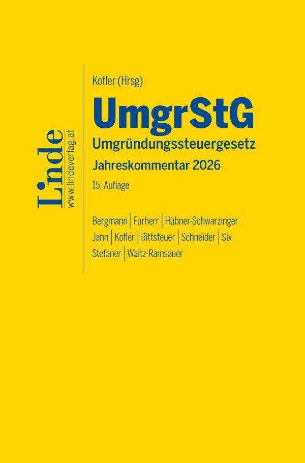 UmgrStG | Umgründungssteuergesetz 2026