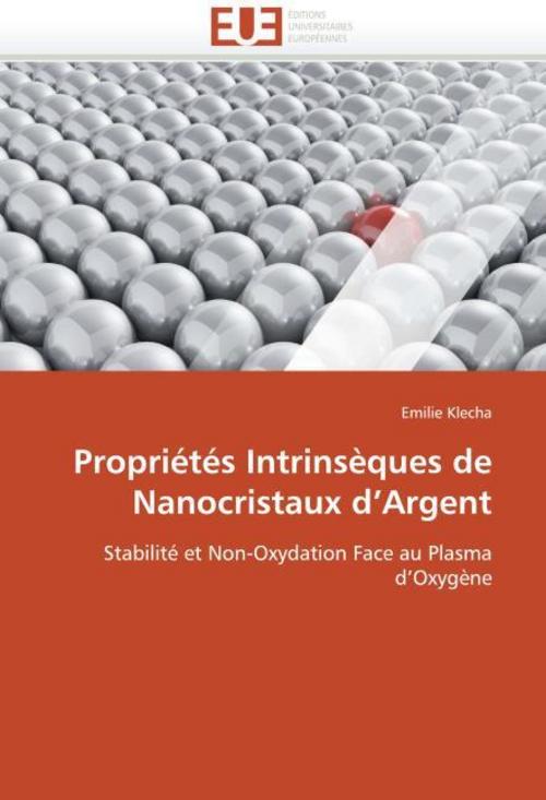 Buchcover: Propriétés Intrinsèques de Nanocristaux d'Argent