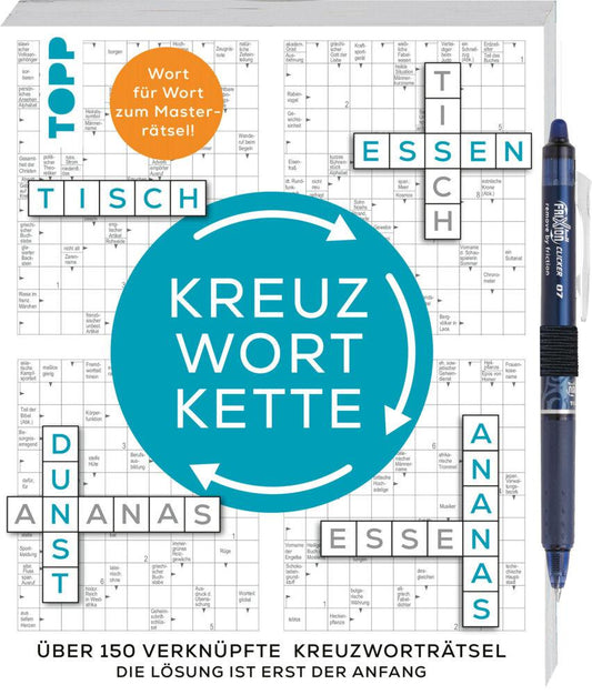 Buchcover: Die Kreuzwortkette - 150 verknüpfte Kreuzworträtsel: Die Lösung ist erst der Anfang