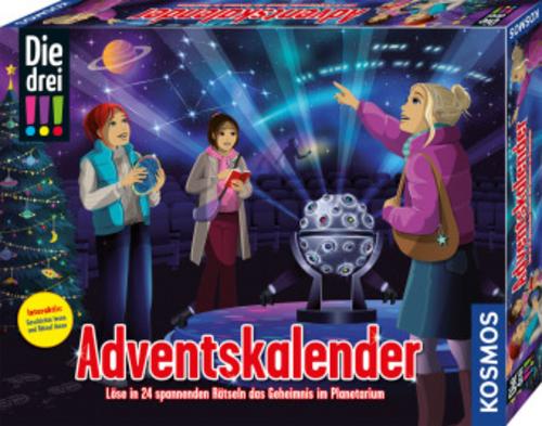 Die drei !!! - Adventskalender 2025: Löse in 24 spannenden Rätseln das Geheimnis im Planetarium