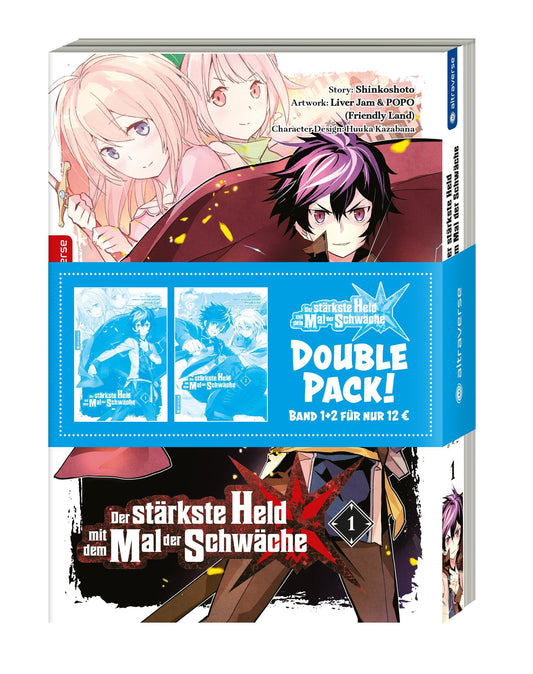 Buchcover: Der stärkste Held mit dem Mal der Schwäche Double Pack 01 & 02