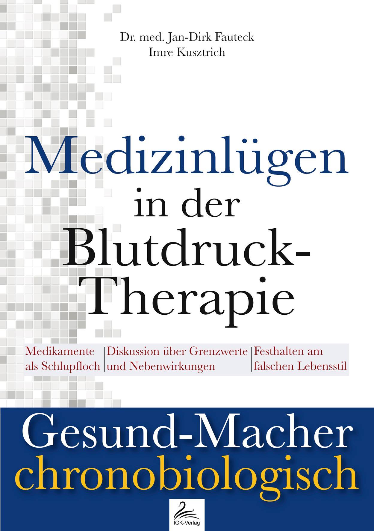 Buchcover: Medizinlügen der Blutdruck-Therapie