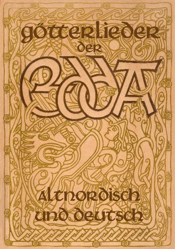Götterlieder der Edda - Altnordisch und deutsch