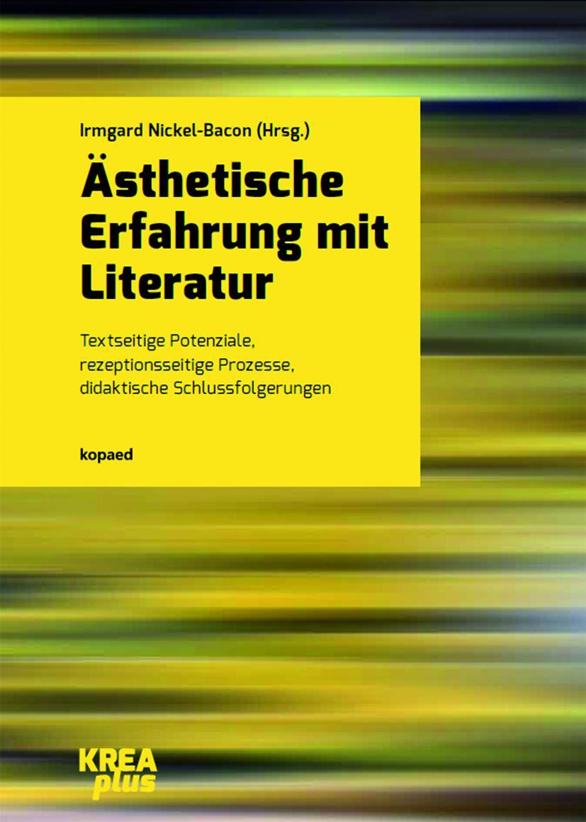 Buchcover: Ästhetische Erfahrung mit Literatur
