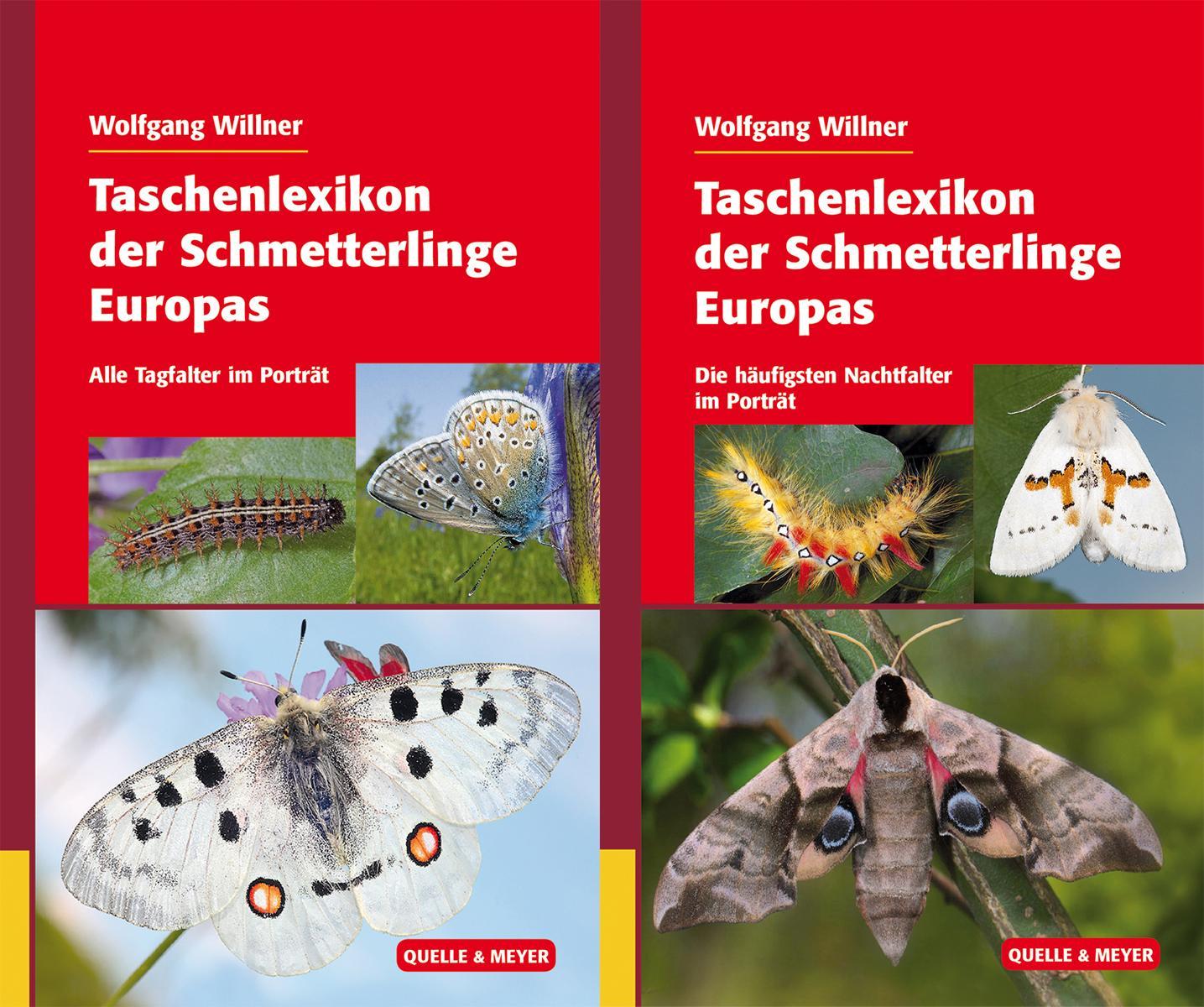 Buchcover: Taschenlexikon der Schmetterlinge Europas - 2 Bände im Paket